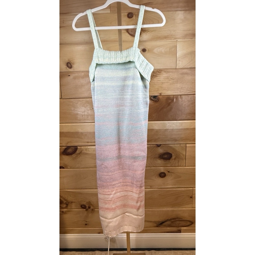 525 America Ombre Taffy Knit Midi Dress Revolve Anthropologie NWT Sm Retail $158